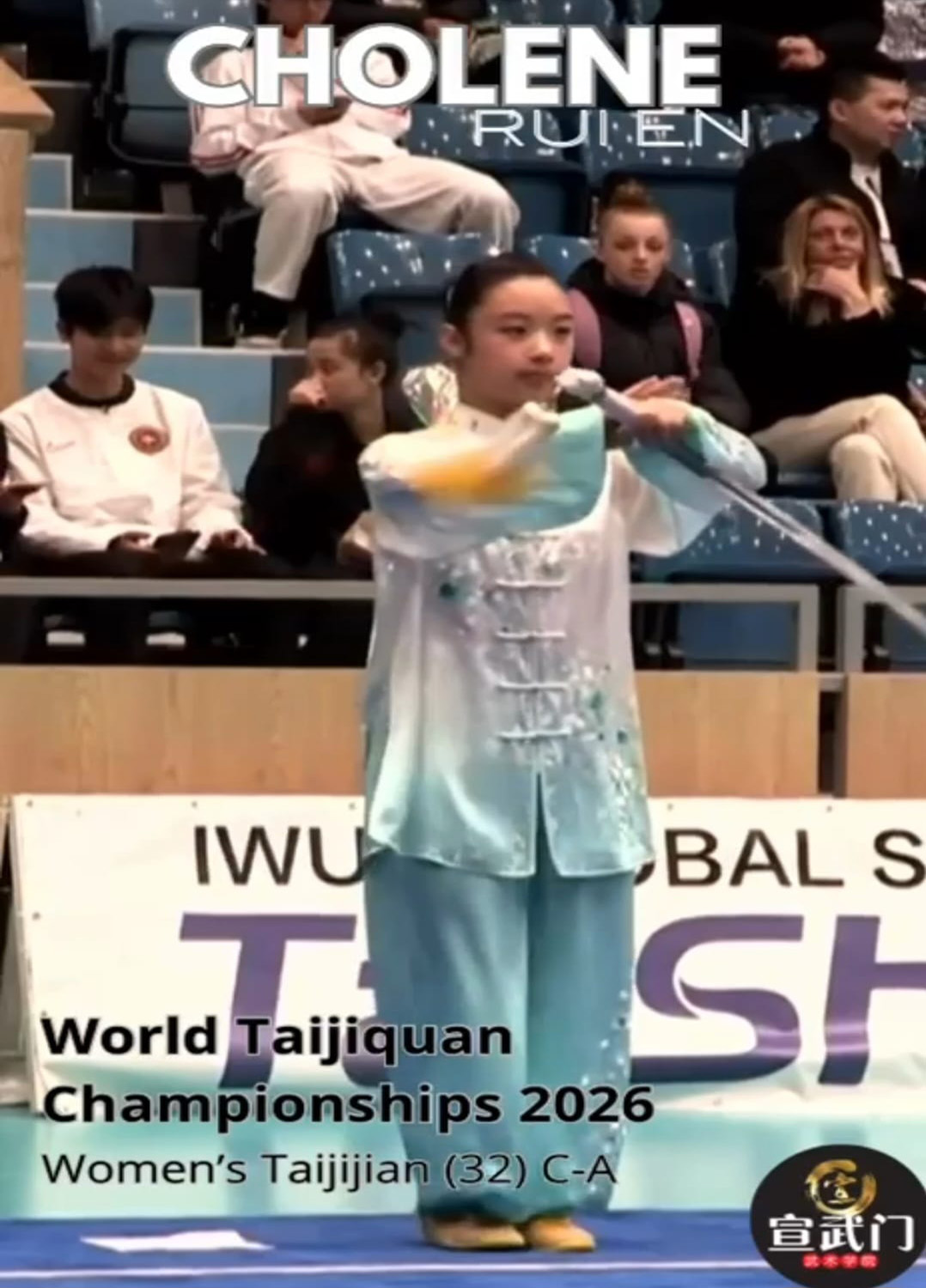 Another GOLD for Cholene Aw at the World Taijiquan Championships 2026!