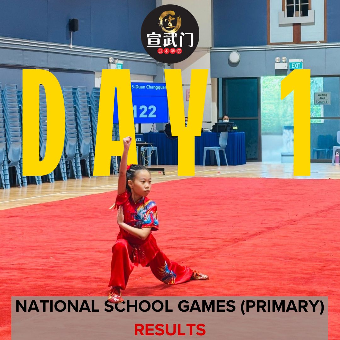 National School Games Wushu 2026 (Primary) Day 1 Results