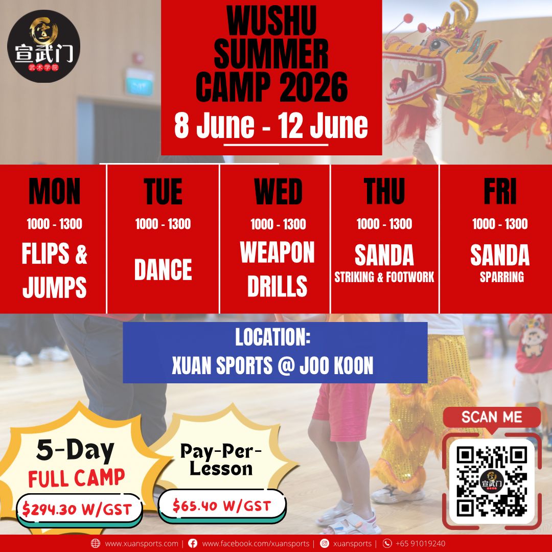 Xuan Sports Wushu Summer Camp 2026