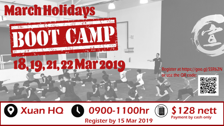 March Holidays Boot Camp 2019 poster