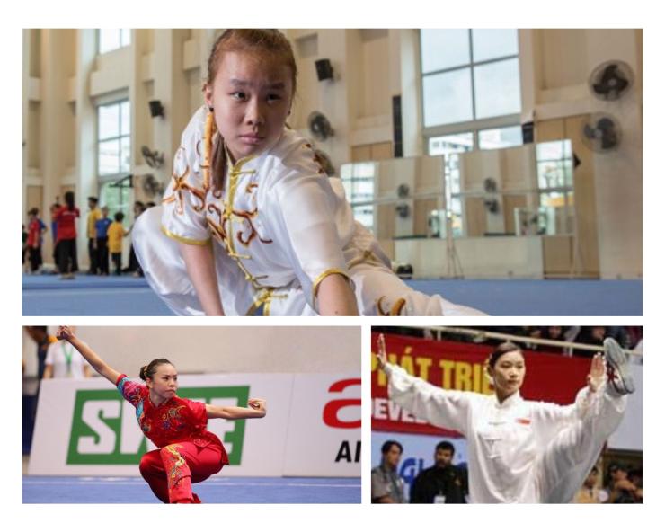 Women Wushu athletes of Xuan Sports