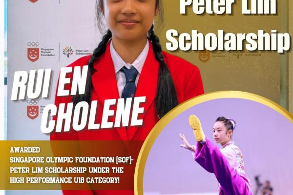 Rui En - Singapore Olympic Foundation (SOF)-Peter Lim Scholarship
