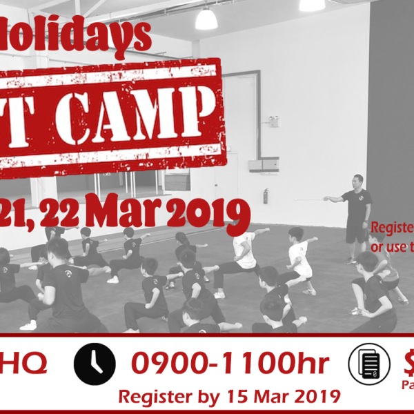 March Holidays Boot Camp 2019 poster