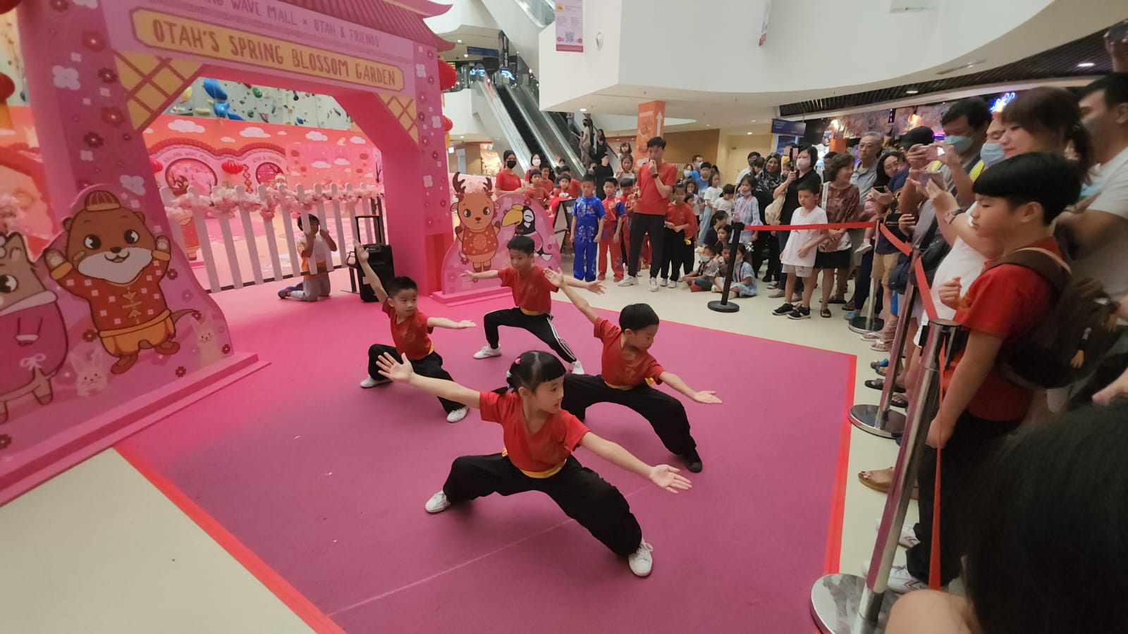 Xuan Sports Basic Wushu students performing