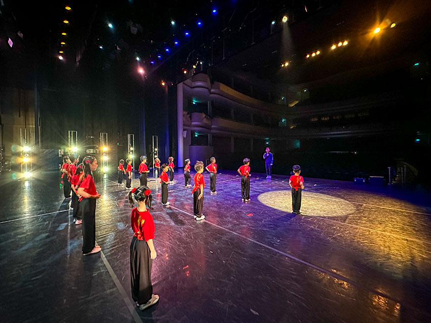 Wu Bu Quan performers rehearsing
