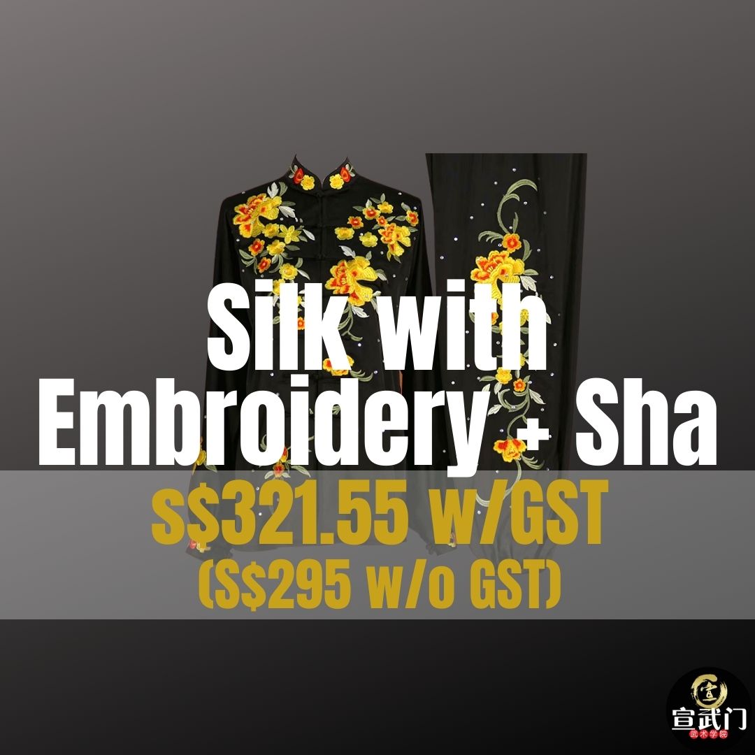 Silk with Embroidery + Sha